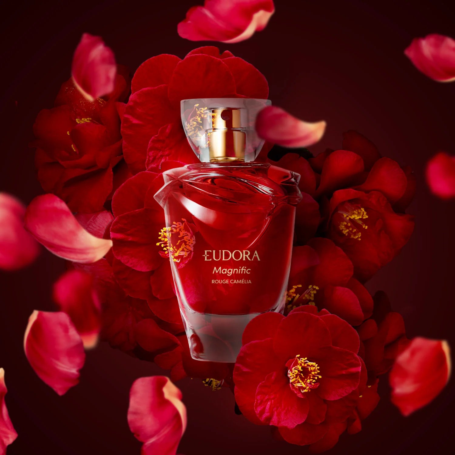 Eudora Magnific Rouge Camélia Desodorante Colônia 75ml