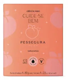 Sabonete Em Barra Cuide-Se Bem Pessegura 4x80g