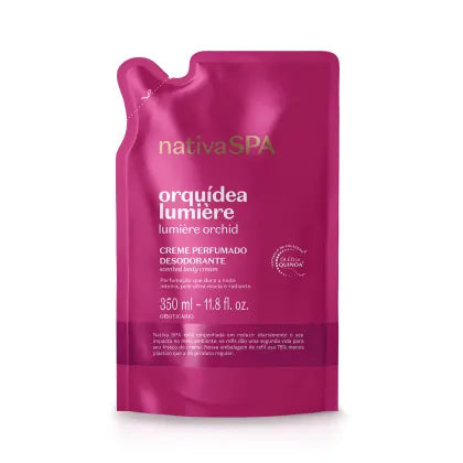 Refil Creme Perfumado Desodorante Nativa SPA Orquídea Lumière 350 ml